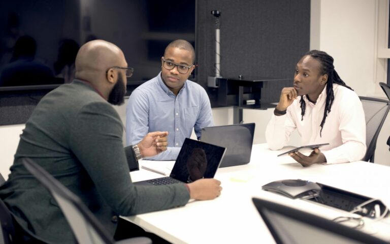Physician onboarding orientation meeting at a medical practice